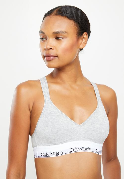 Calvin Klein - Bralette lift - grey heather