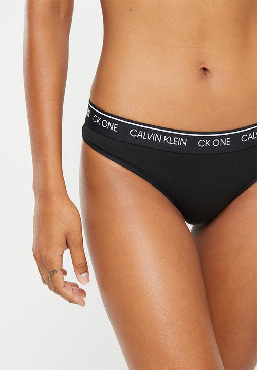 Calvin Klein - Ck thong - black