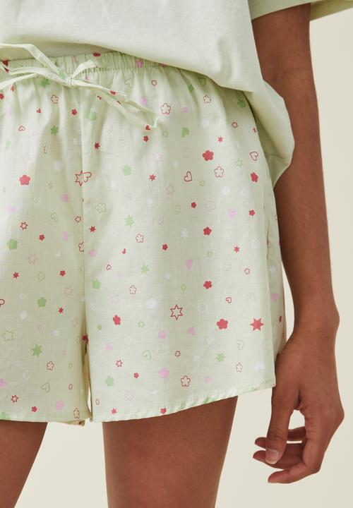 Cotton On - Body woven sleep short - festive toss