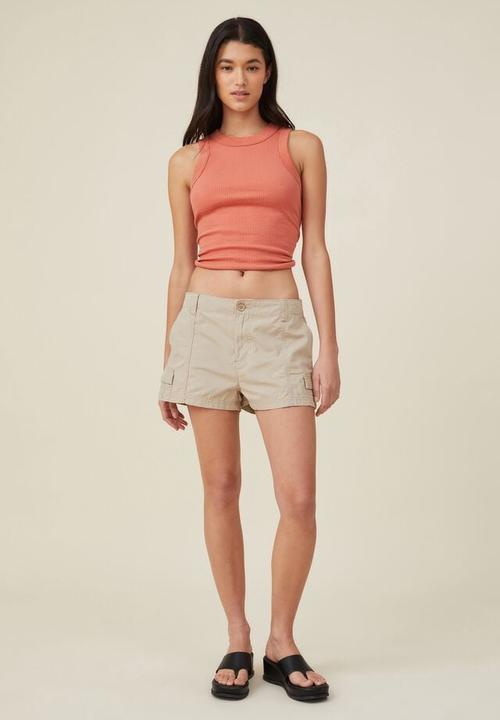 Cotton On - Billie cargo short - washed sand