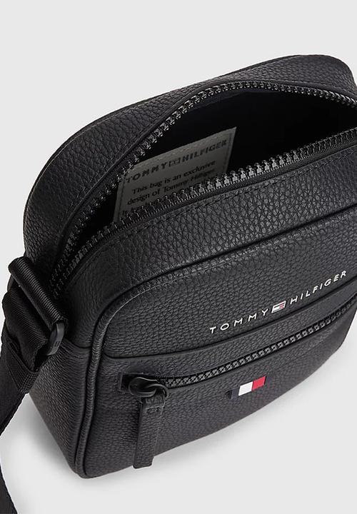 Tommy Hilfiger - Essential pu mini reporter- black