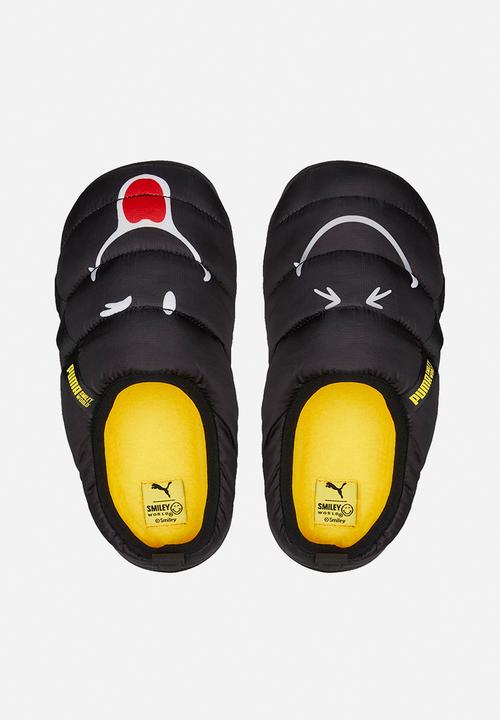 PUMA - Puma scuff smileyworld jr - puma black/vibrant yellow