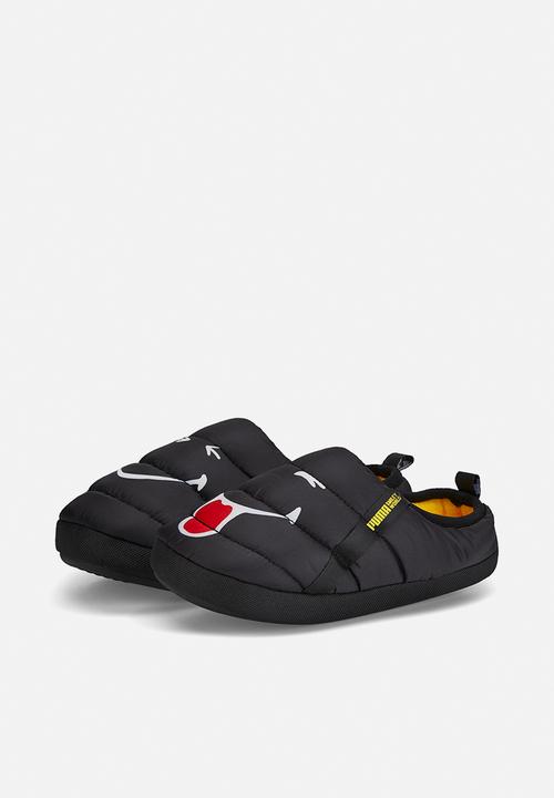 PUMA - Puma scuff smileyworld jr - puma black/vibrant yellow