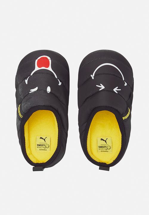 PUMA - Puma scuff smileyworld ps - puma black-vibrant yellow