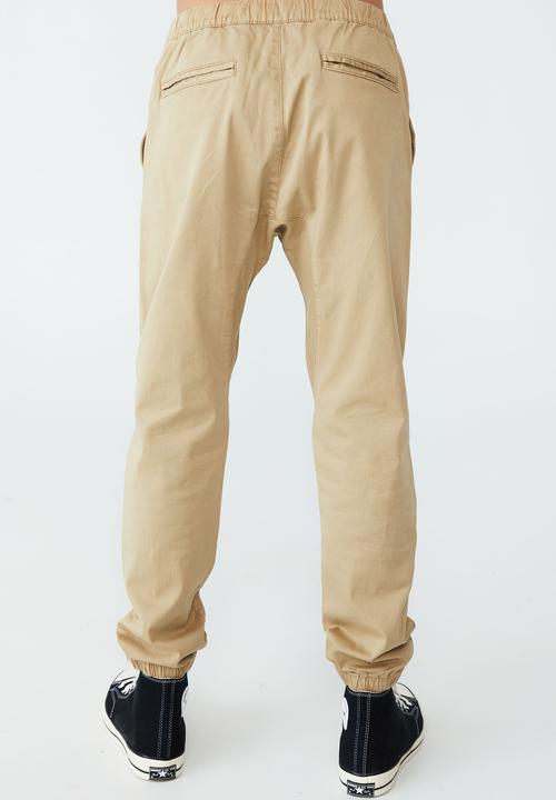 Cotton On - Drake cuffed pant - washed stone