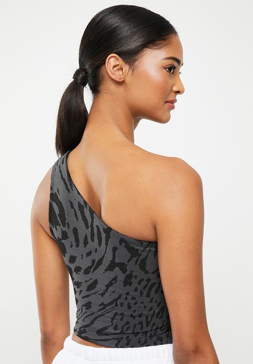 adidas Performance - W fi gfx q3 tank crop - carbon
