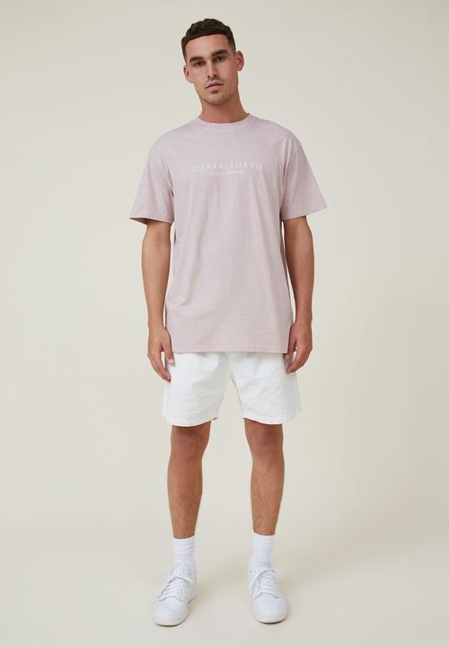 Cotton On - Easy T-shirt - dusty blossom/osaka tokyo