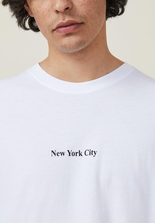Cotton On - Easy T-shirt - white/nyc small
