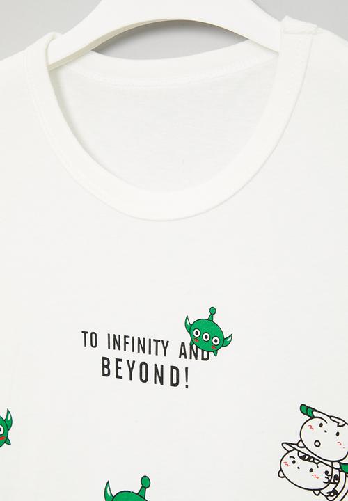 Pop Candy - Printed tee - white & green