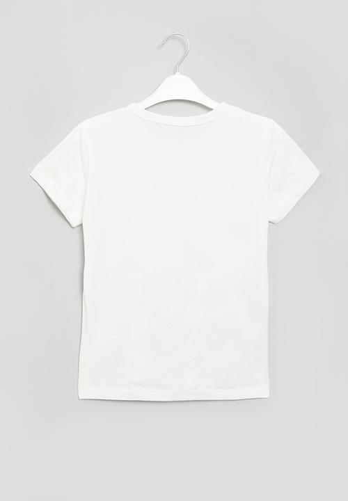 Pop Candy - Printed tee - white & green