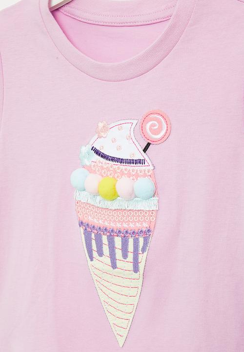 Pop Candy - Ice cream tee - purple