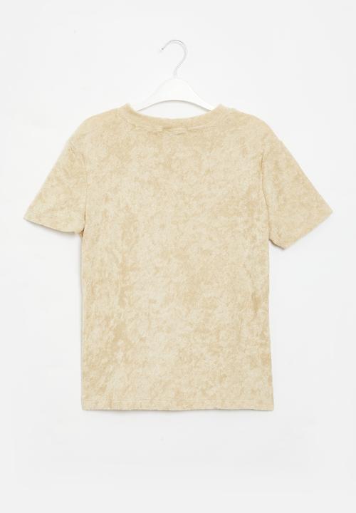 Superbalist - Terry fleece tee - fawn