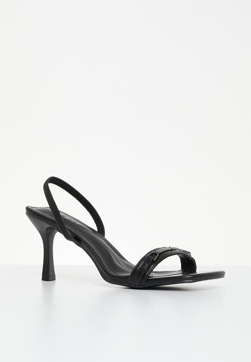edit - Sophia chain heel - black