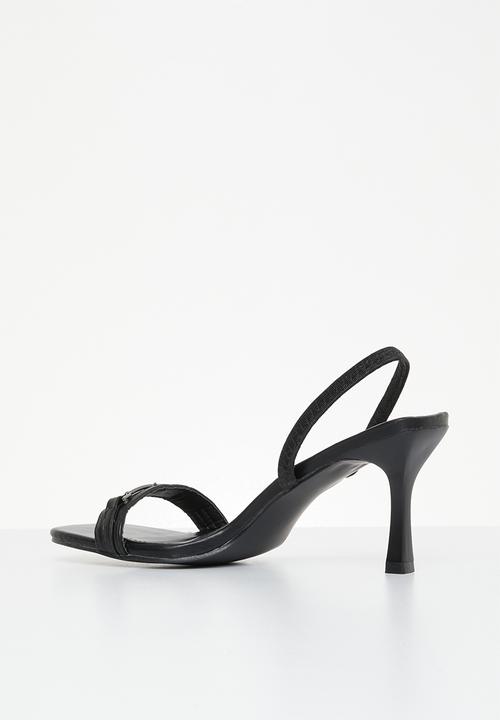 edit - Sophia chain heel - black