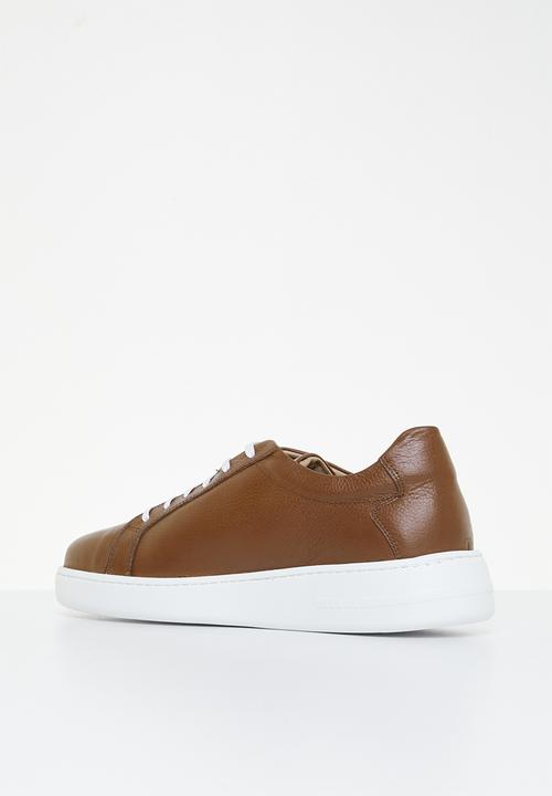 POLO - Fashion leather sneaker - tan