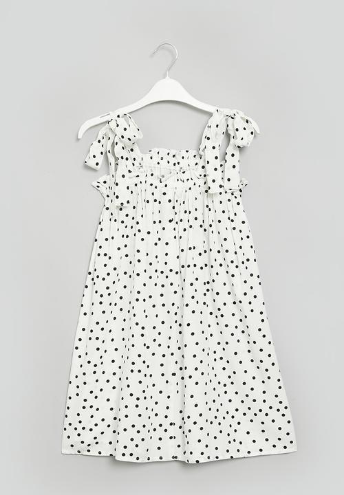 Superbalist Kids - Cotton dress - white & black