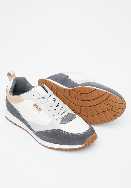 POLO - Colour block athleisure runner - grey