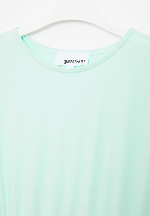Superbalist - Cutout cotton dress - mint