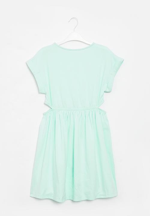 Superbalist - Cutout cotton dress - mint