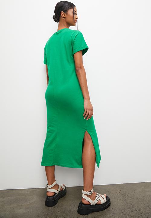 Blake - T-shirt midi dress - green