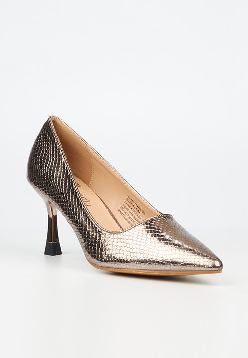 Butterfly Feet - Danae 1 court heel - pewter