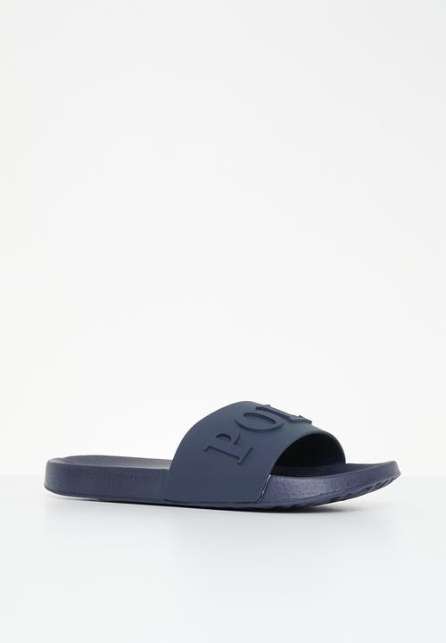POLO - Polo convexed pool sandal - navy