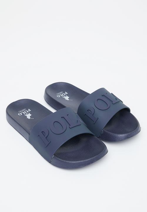 POLO - Polo convexed pool sandal - navy