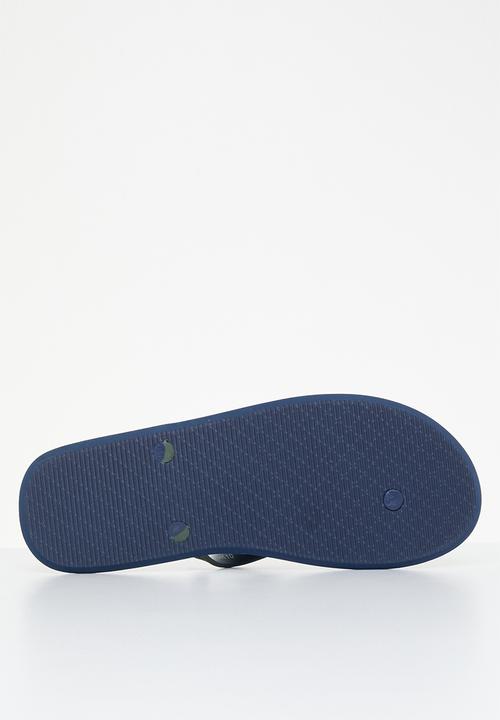 POLO - Plain flip flop - olive
