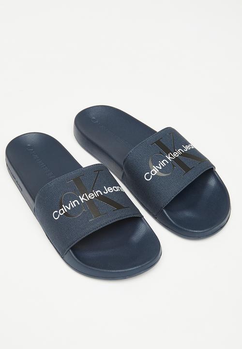 Calvin Klein - Slide monogram - ocean teal