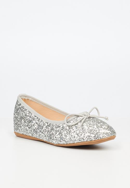 Flutterby - Maddie girls pumps - silver