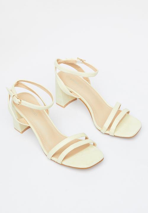 Superbalist - Lydia ankle strap heel - off white