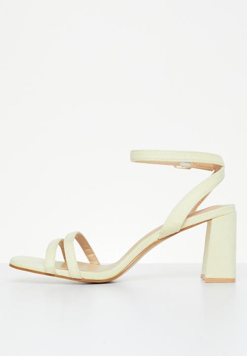 Superbalist - Lydia ankle strap heel - off white