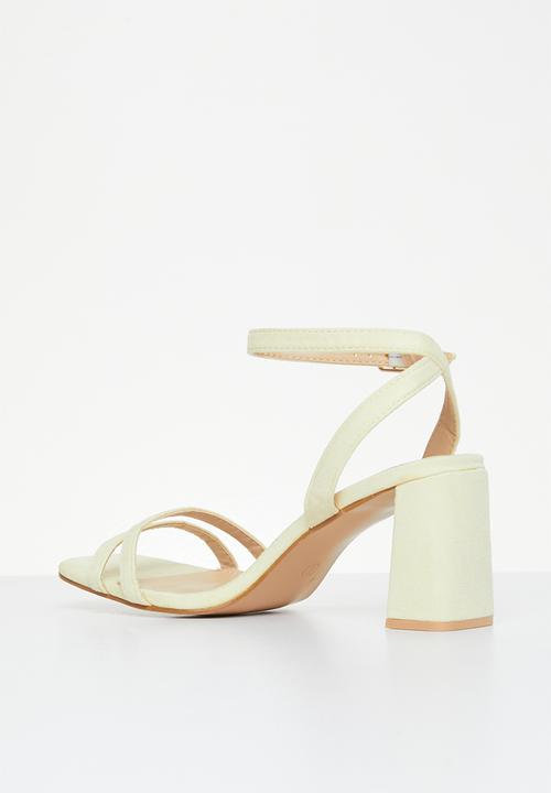 Superbalist - Lydia ankle strap heel - off white