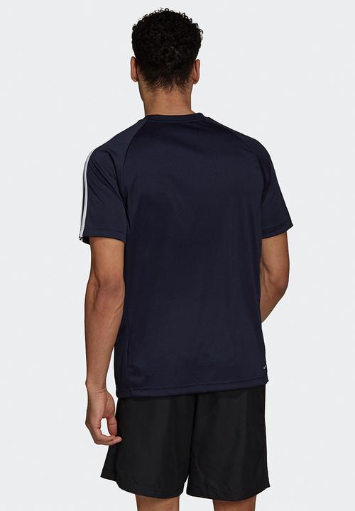 adidas Performance - AEROREADY Sereno logo tee - legend ink blue