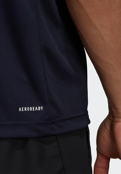 adidas Performance - AEROREADY Sereno logo tee - legend ink blue