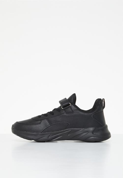 Pop Candy - Chunky sneaker with velcro strap - black