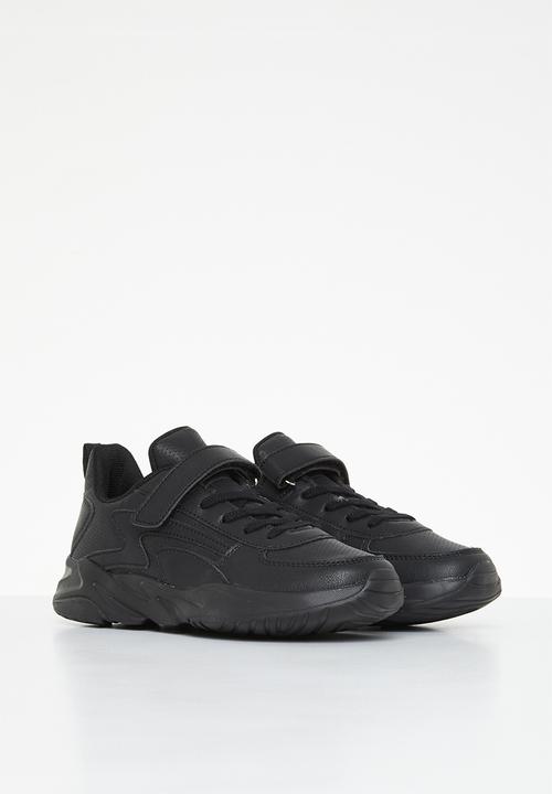 Pop Candy - Chunky sneaker with velcro strap - black