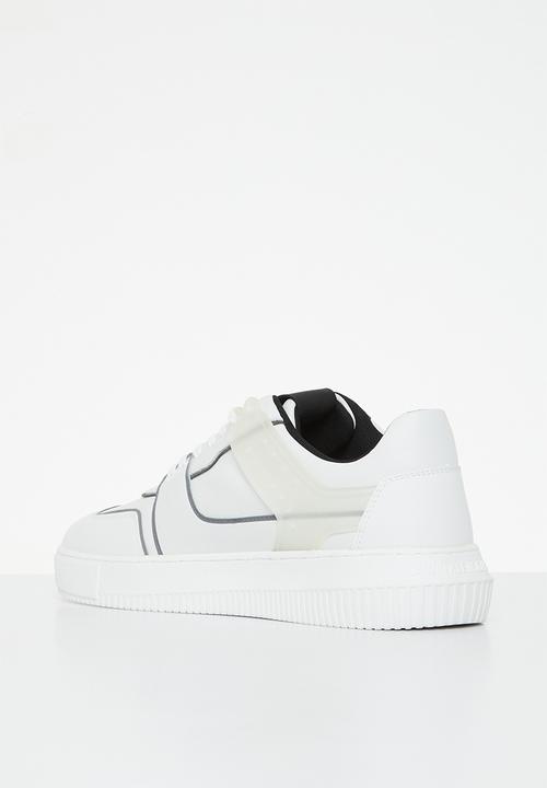 Calvin Klein - Chunky cupsole laceup low tpu - white & black