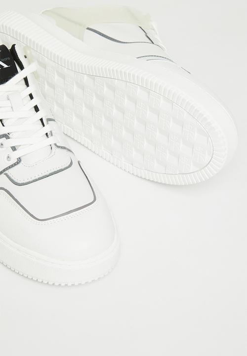 Calvin Klein - Chunky cupsole laceup low tpu - white & black