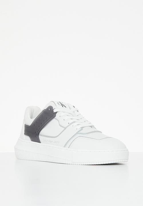 Calvin Klein - Chunky cupsole laceup low tpu m - white/silver