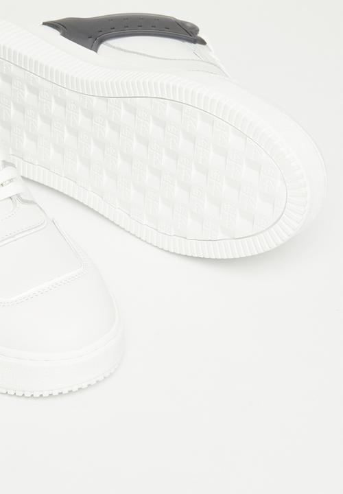 Calvin Klein - Chunky cupsole laceup low tpu m - white/silver