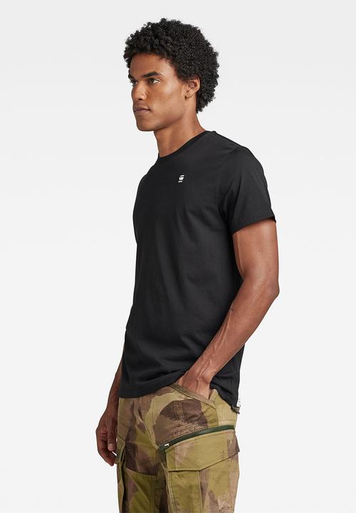 G-STAR - 12 G-star raw hem & back print - dk black