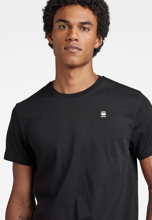 G-STAR - 12 G-star raw hem & back print - dk black