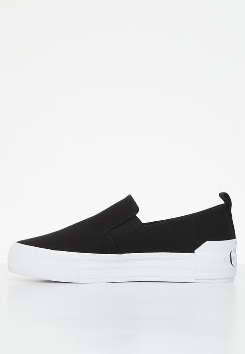 Calvin Klein - Vulcanized flatform bold slipon - black
