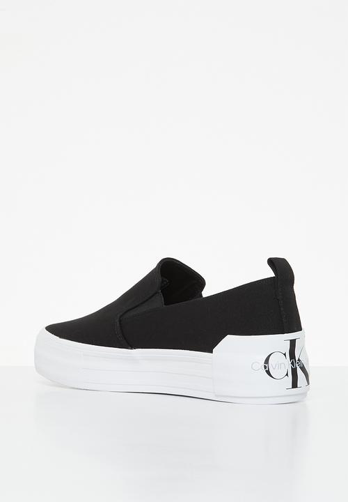Calvin Klein - Vulcanized flatform bold slipon - black
