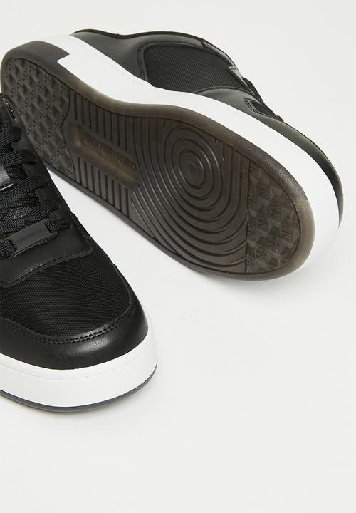 Calvin Klein - Cupsole laceup basket sabot - black