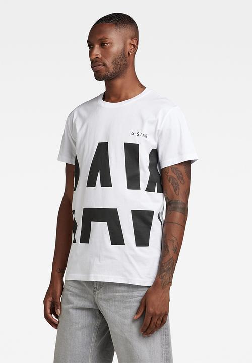 G-STAR - 3 Full panel raw - white