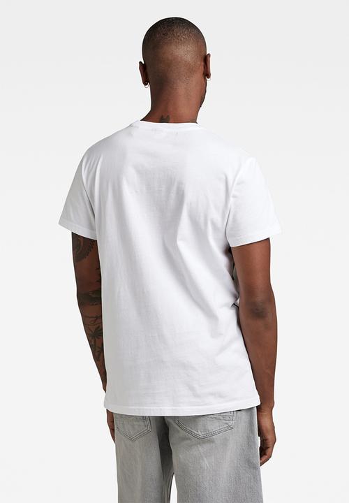 G-STAR - 3 Full panel raw - white