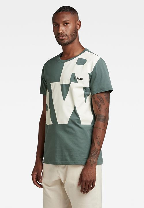 G-STAR - 2 Large raw. and hem - grey moss