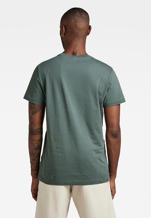 G-STAR - 2 Large raw. and hem - grey moss